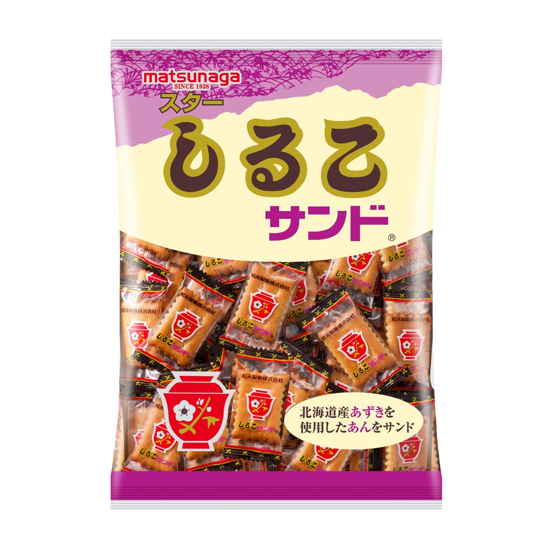 スターしるこサンド ｜松永製菓株式会社：しるこサンドの製造・販売